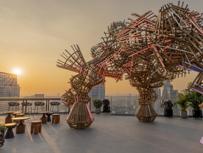 Rooftop Bar - Golden Hour